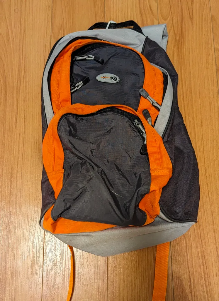 Backpack - Orange & Grey photo 1