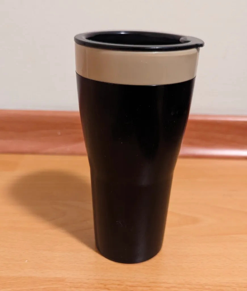 Black Travel Tumbler Coffee Mug photo 1