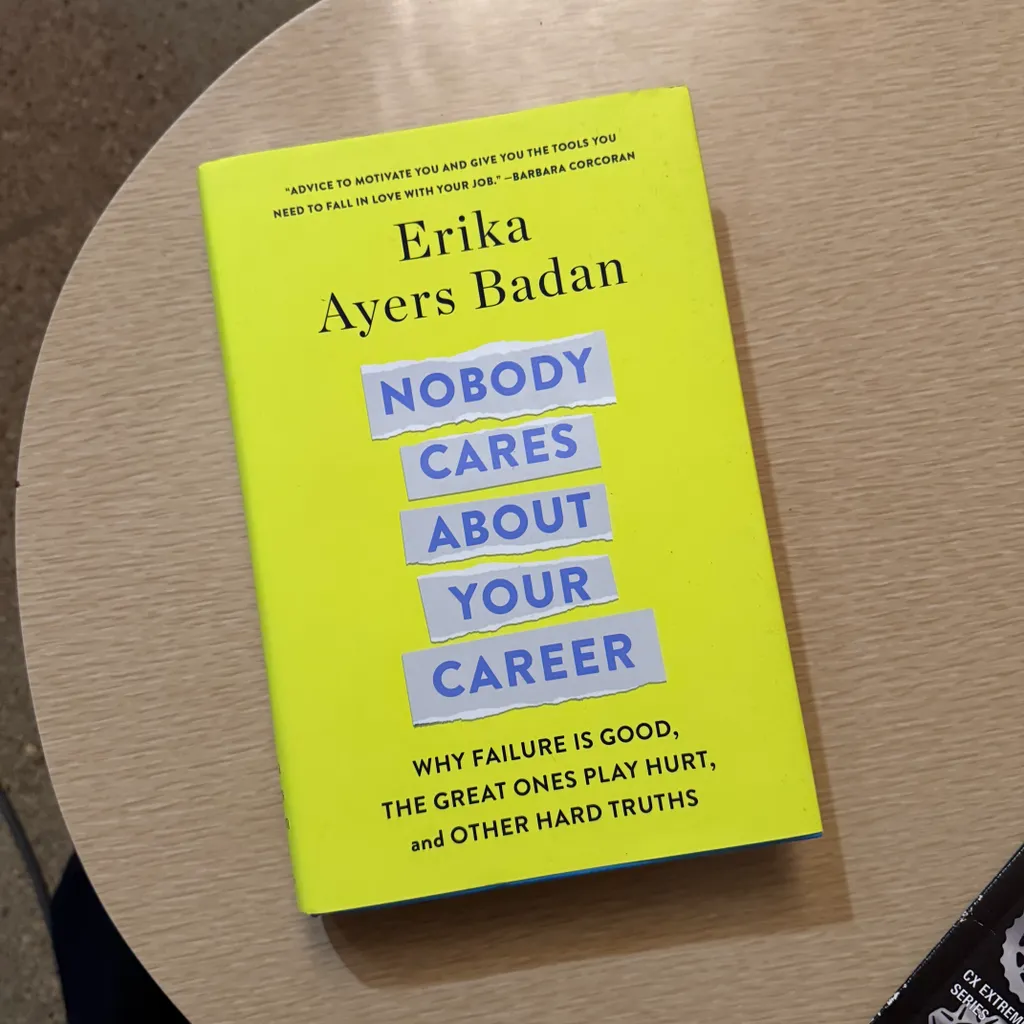 Nobody cares about your career hardcover book photo 1