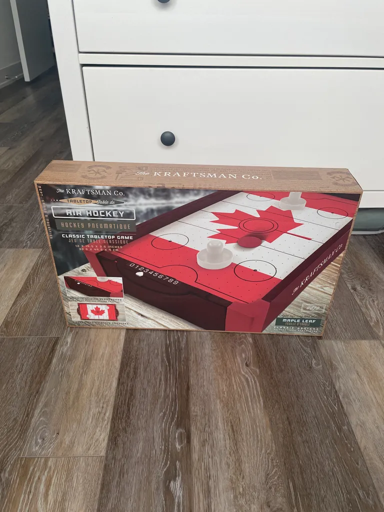 Brand new in box, air hockey photo 1