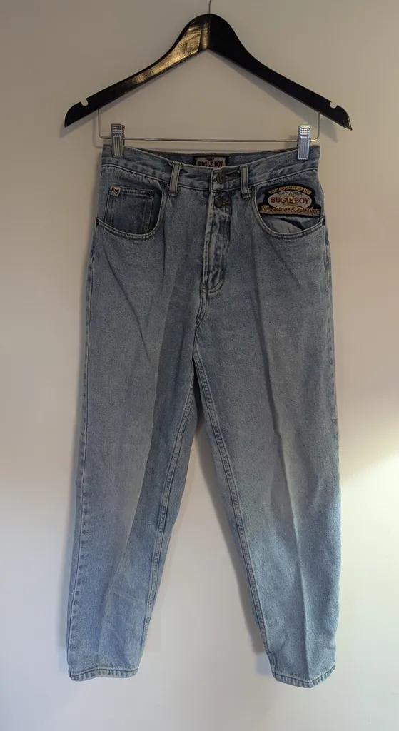 Vintage Bugle Boy Jeans - Light Wash - Size 5/6 photo 1