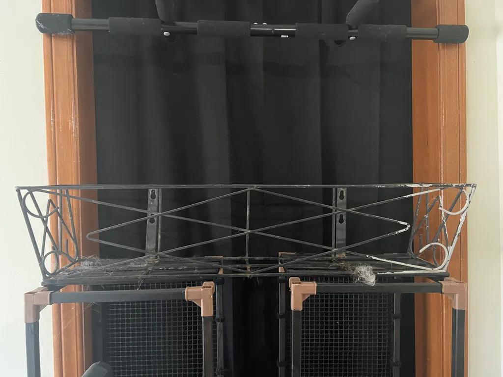 Black Metal Planter photo 1