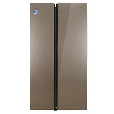 Lloyd 587 L Side by Side Refrigerator (Graphite Glass) - GLSF590 photo 1