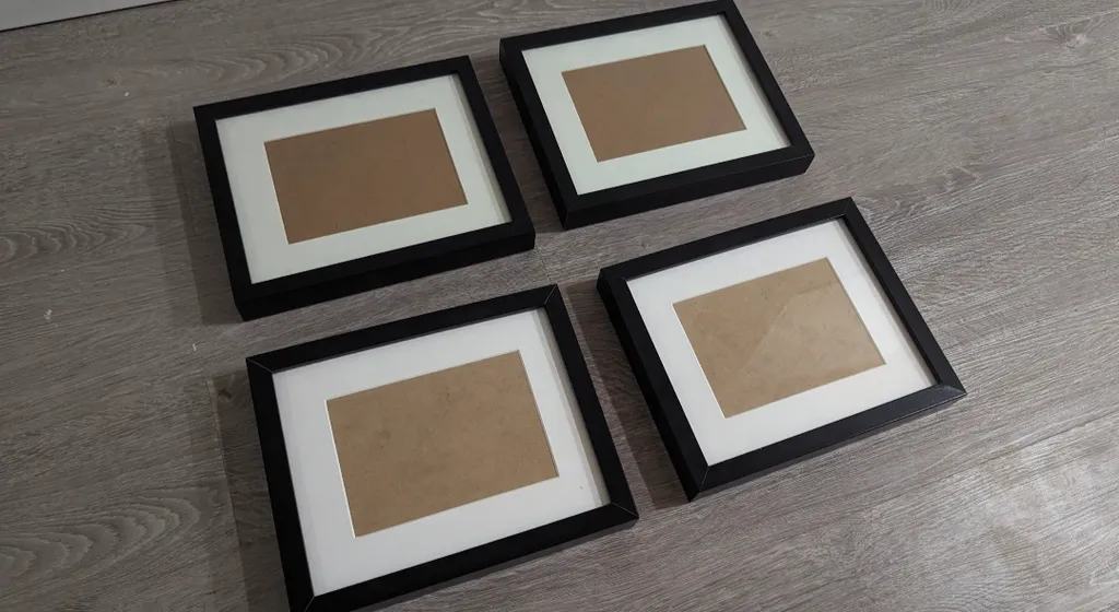 4 Black Picture Frames (8 x 10) photo 1