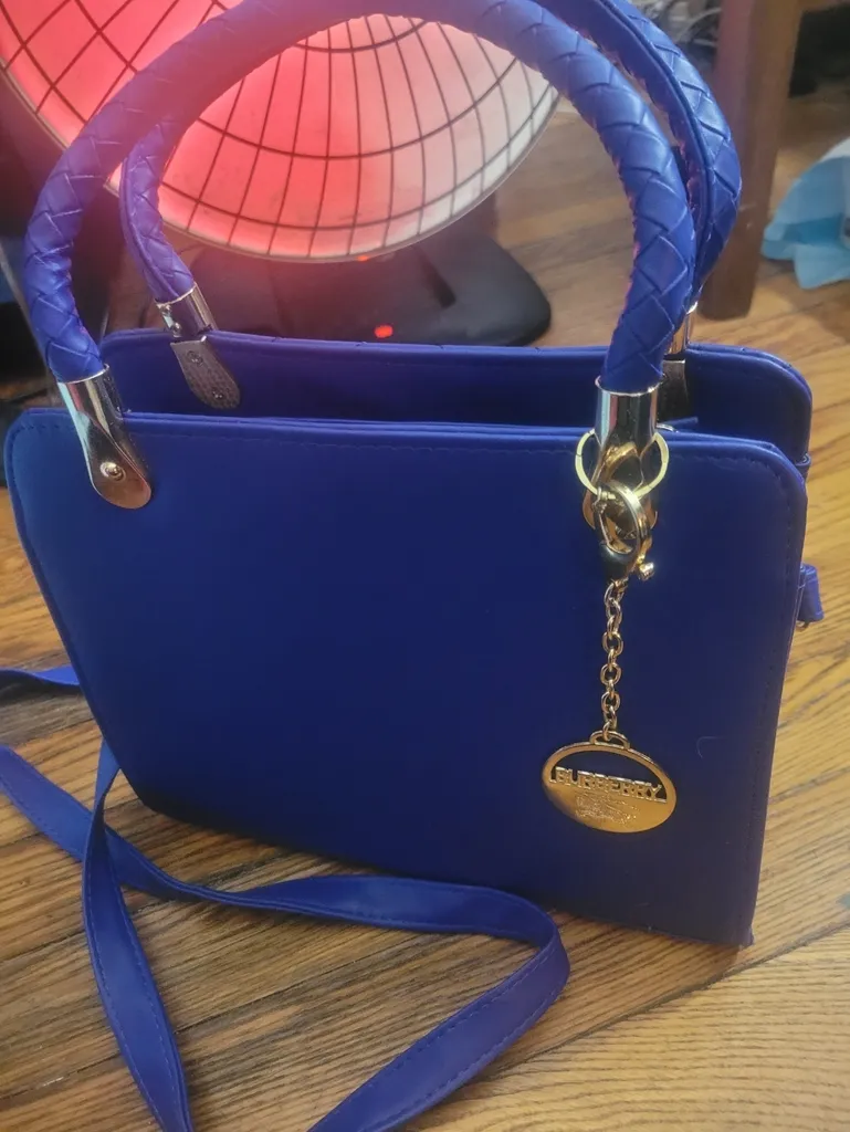 NEW BLUE HANDBAG OR CROSS BODY photo 1