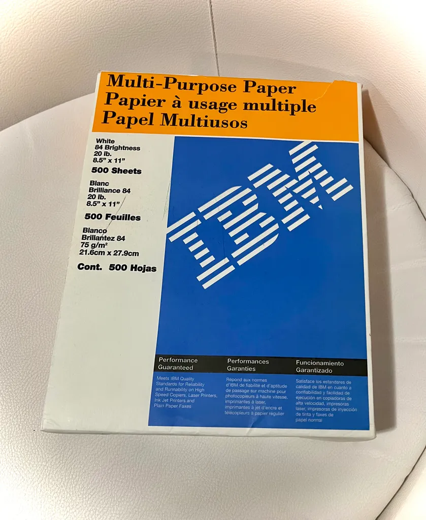 White Printer Paper New BNIP photo 1