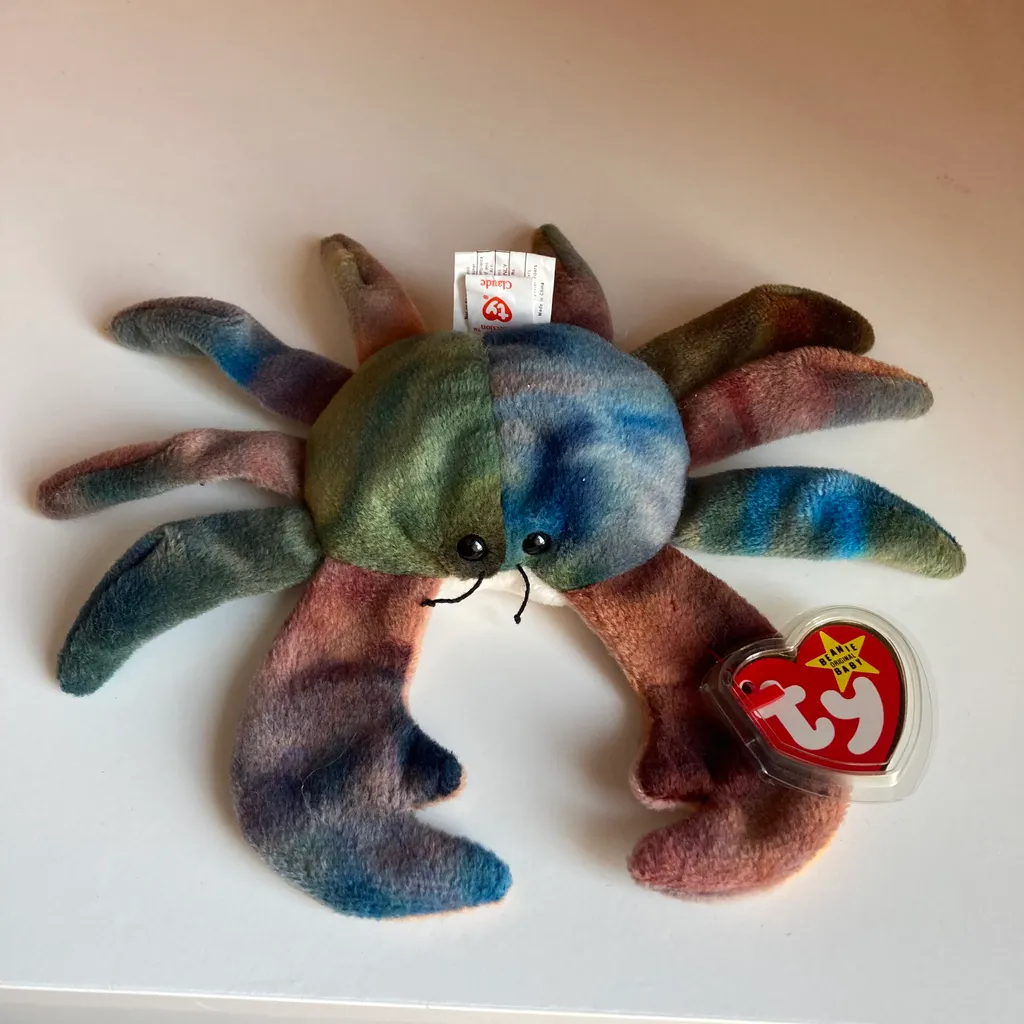 TY BEEANIE BABIES CRAB photo 1