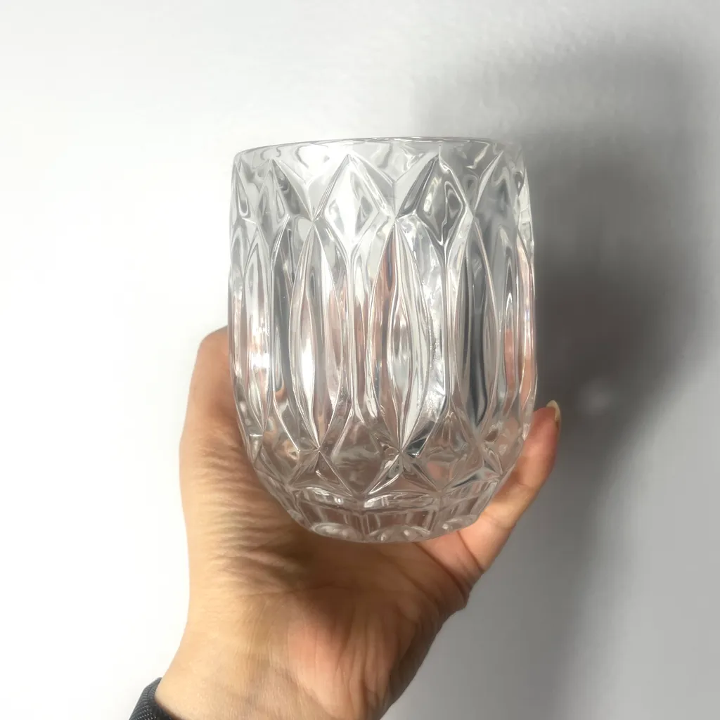 Diamond Cut Drinking Glass for Whiskey and Bar photo 1