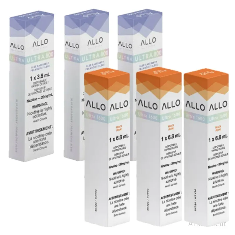 6 ALLO NICOTINE VAPES photo 1