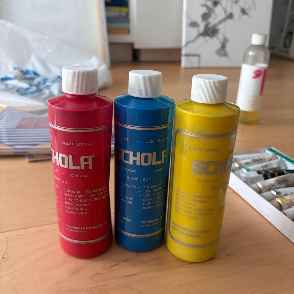 Gouache Tempera & Linseed Oil photo 1