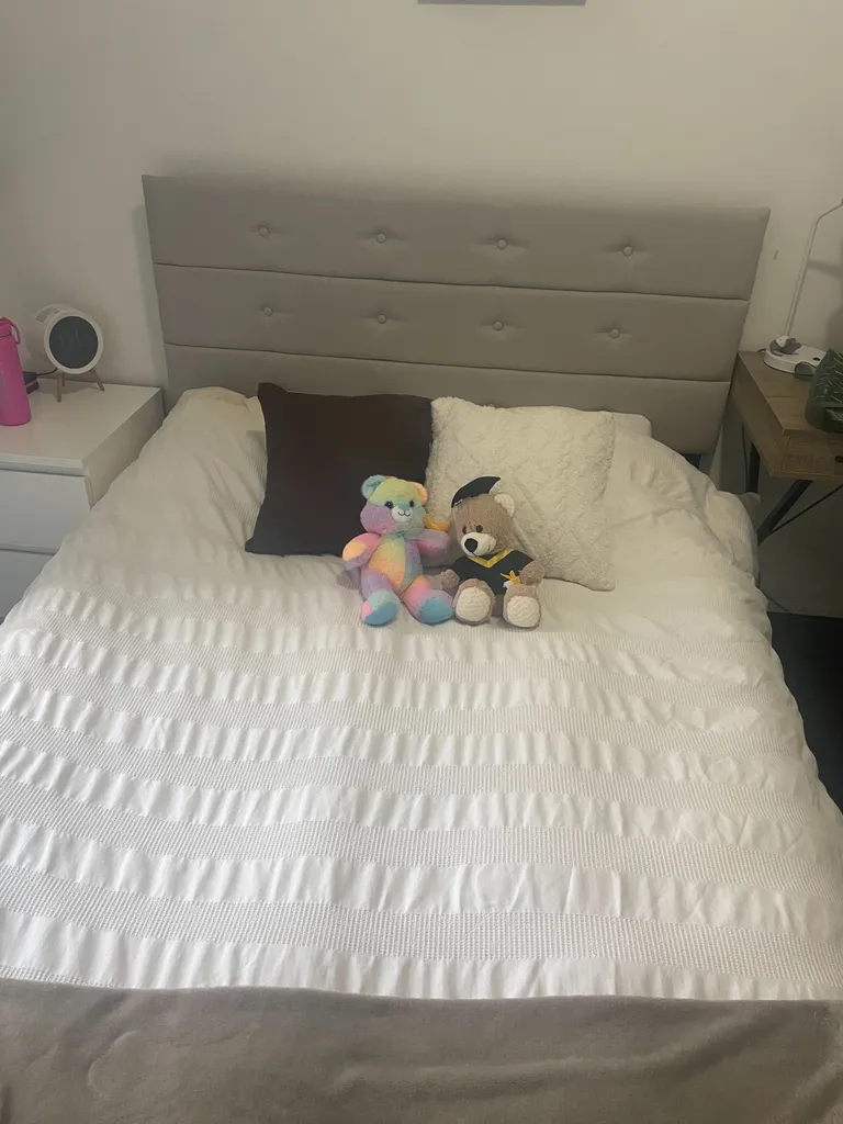 FULL BED FRAME AND MATTRESS  photo 1