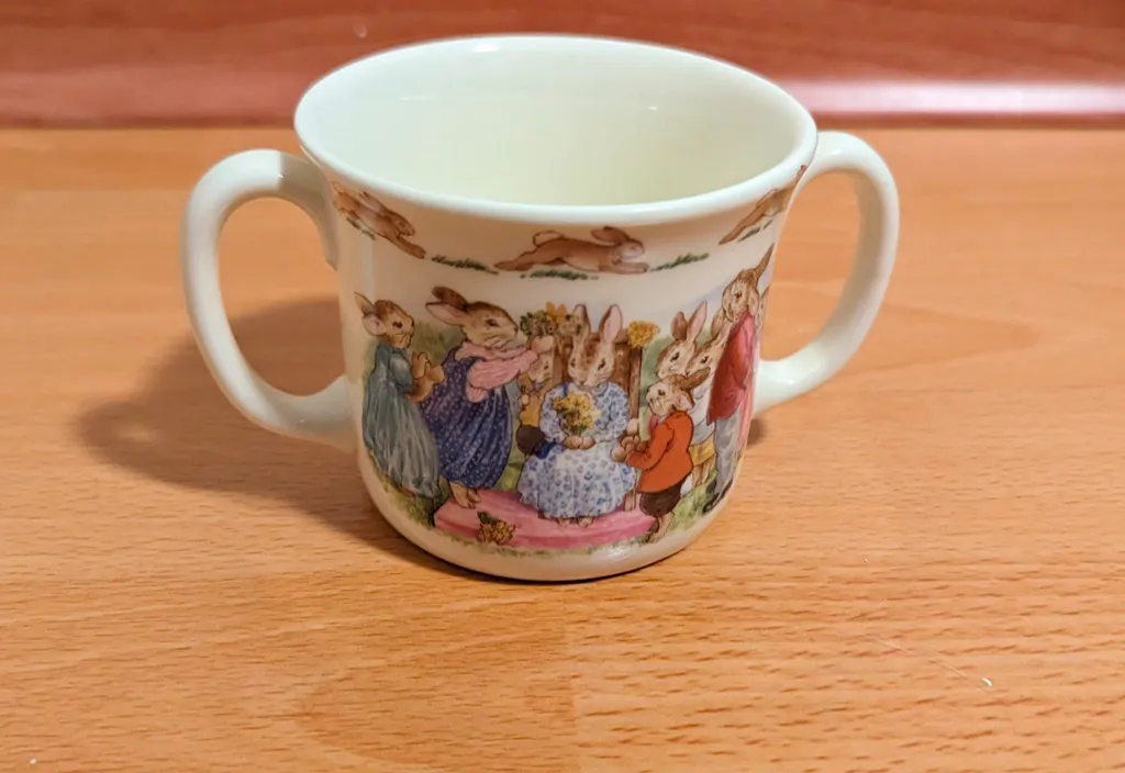 Royal Doulton Bunnykins Two Handled Mug photo 1