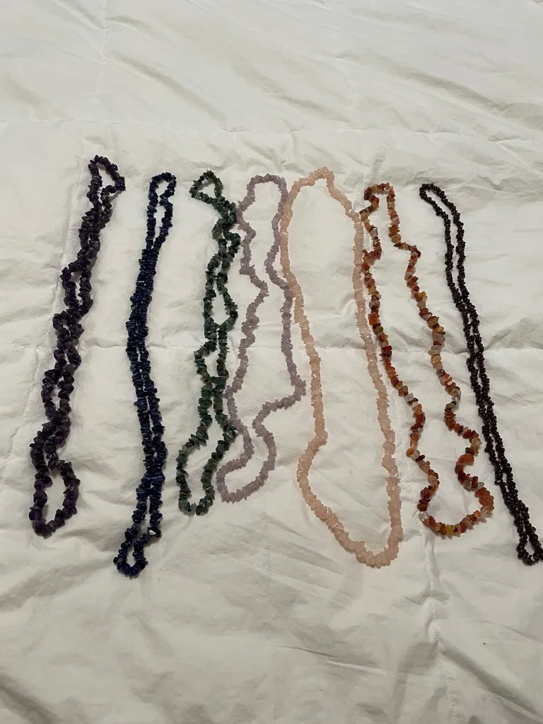 Jewellery #1  - Semi precious necklaces x 7 photo 1