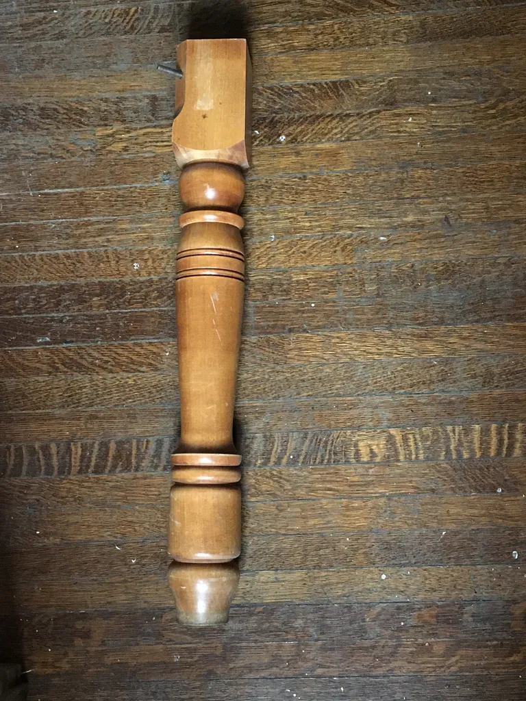 Four matching table/desk legs photo 1