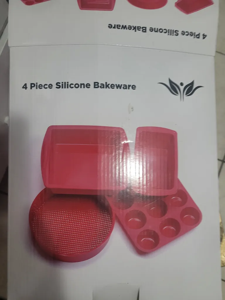 Silicone baking tray set of 4 photo 1