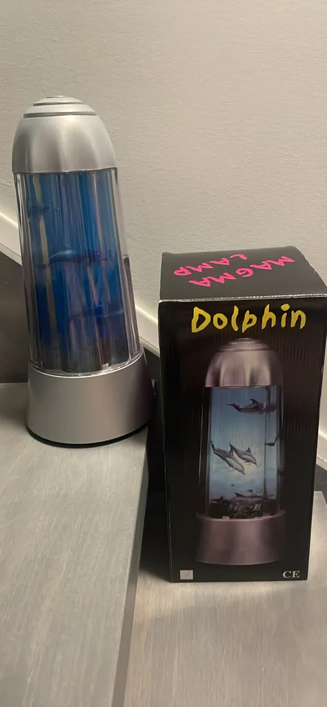 🎁 Large dolphin magma lamp. New photo 1