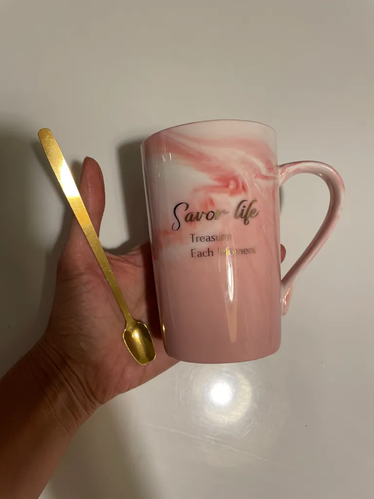 New Coffee/Tea cup & spoon  photo 1