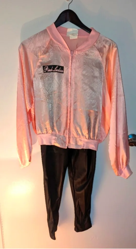 Pink Ladies Halloween Costume (Jacket and Black Pants).l photo 1