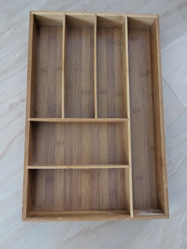 Bamboo Cutlery Tray photo 1