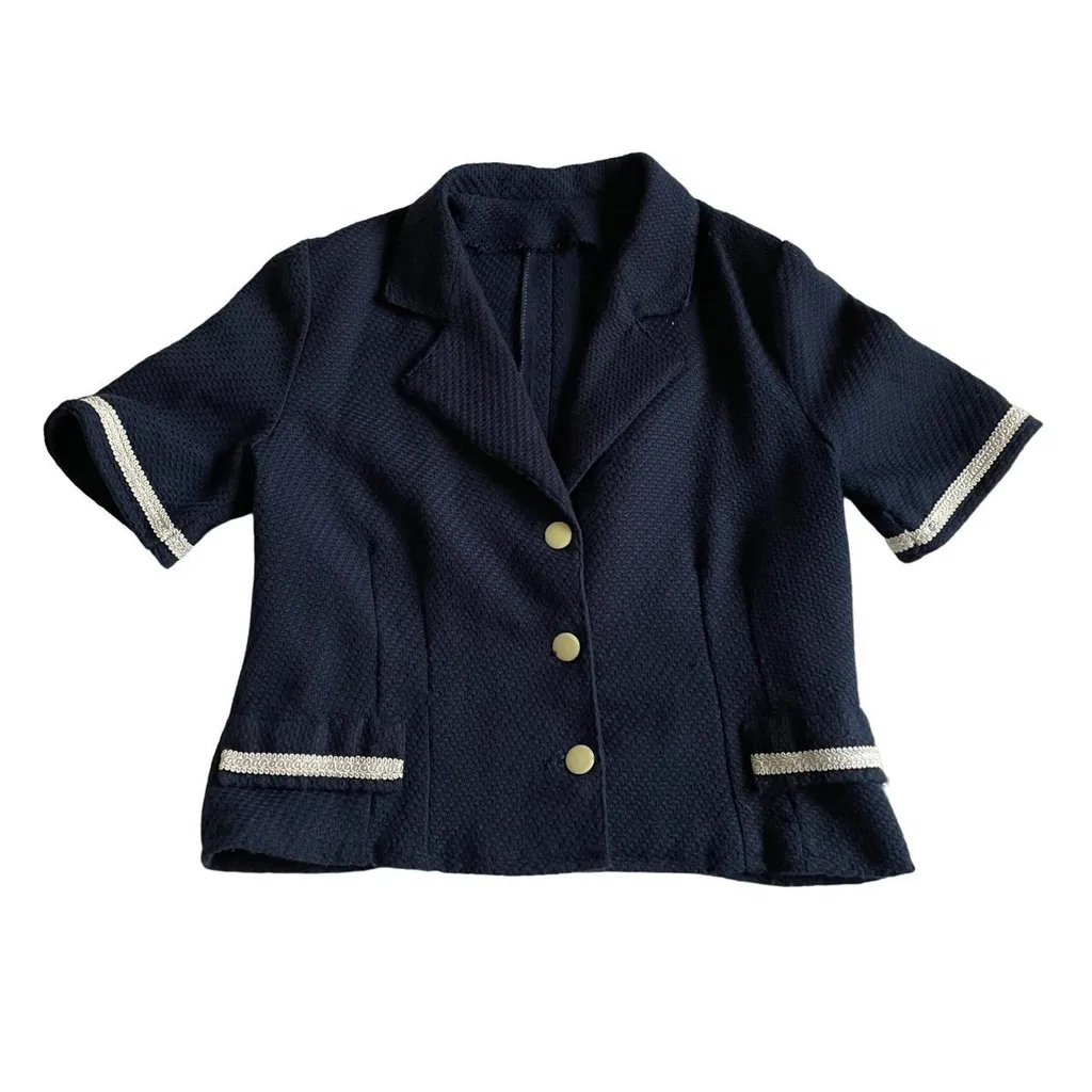 Short sleeve suit coat photo 1