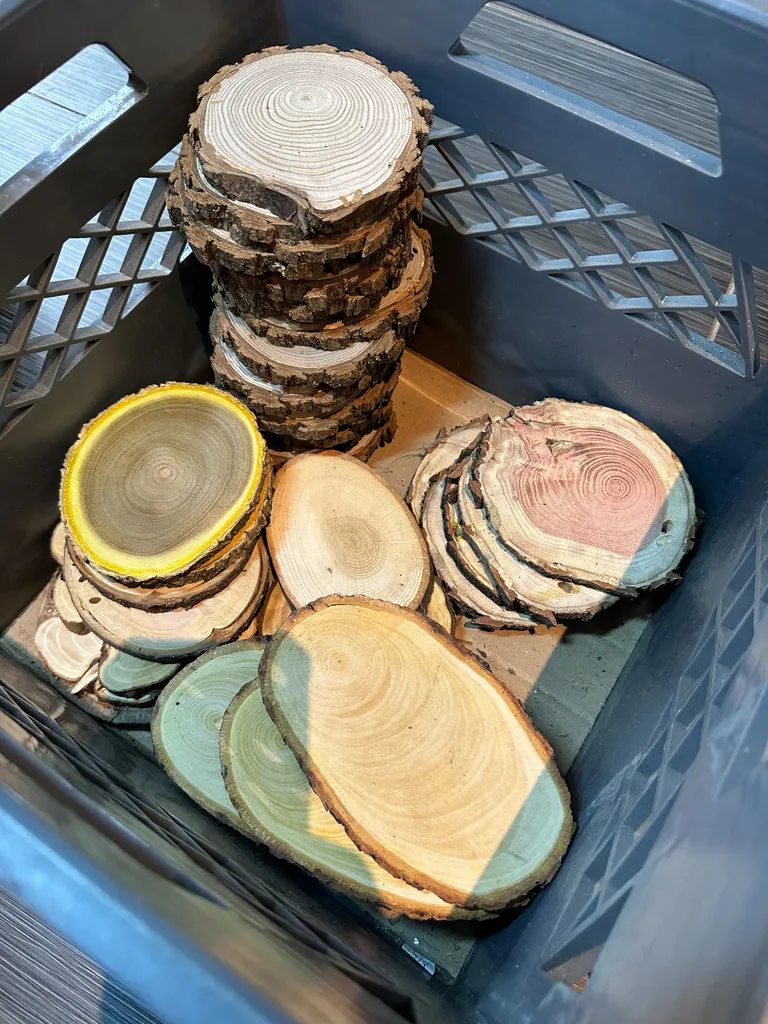 Random wood cookies #rounds #woodcoookies #woodrounds #liveedge photo 1