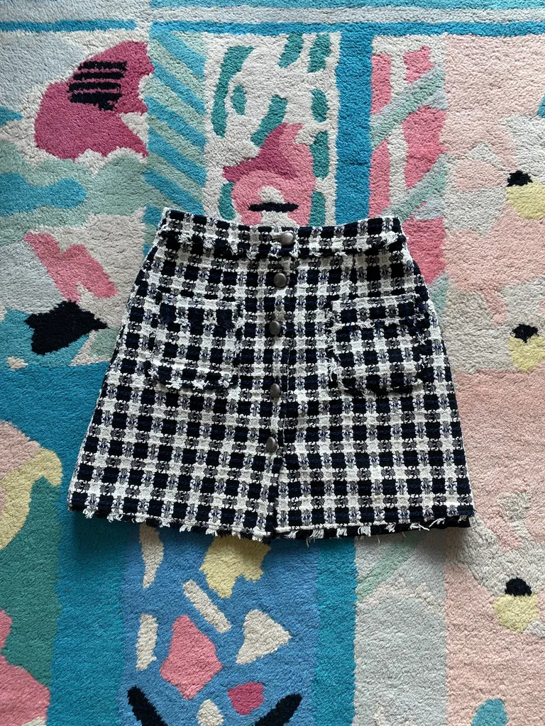 Tweed Mini Skirt (S) photo 1