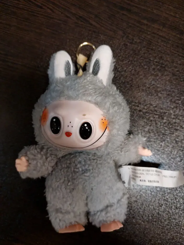 Labubu Doll gray photo 1