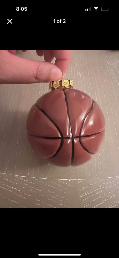 Basketball Ornament  photo 1