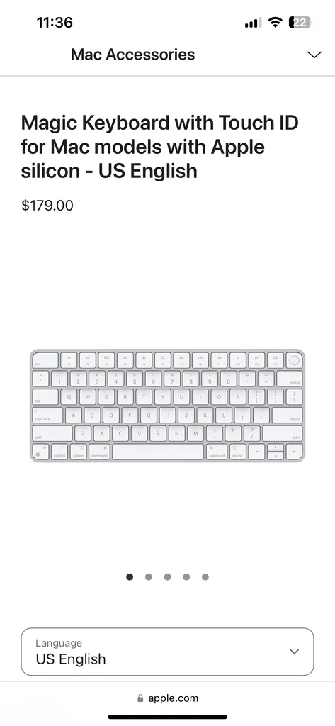 ISO Apple Magic Keyboard (Touch ID preferred) photo 1