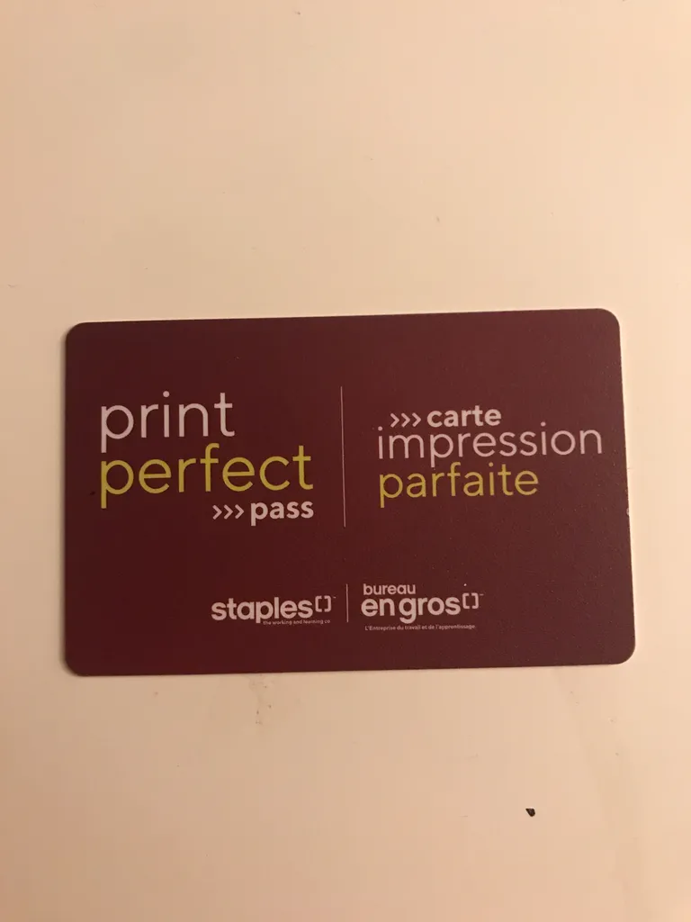 Printing gift card photo 1