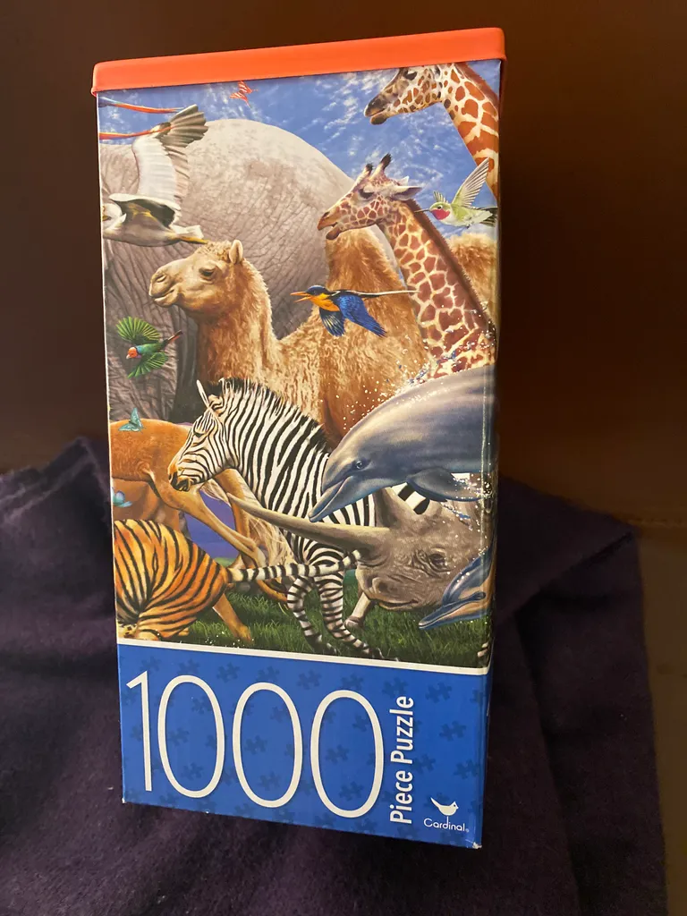 1000 piece puzzle Migration 🦓 photo 1