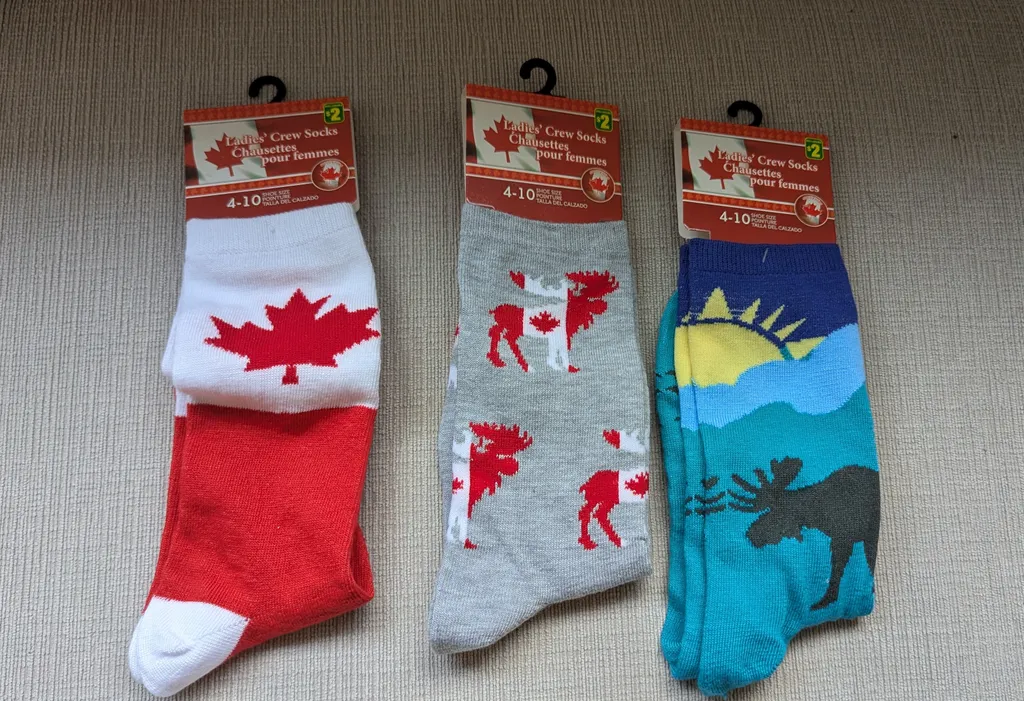 Brand New Ladies' Crew Socks - Size 4-10 photo 1