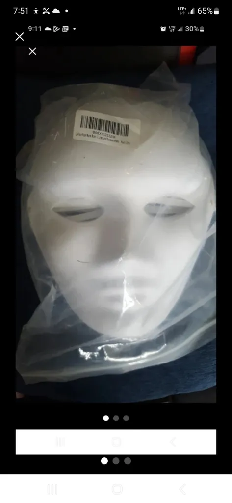 24 New Paper Mache Masks  photo 1