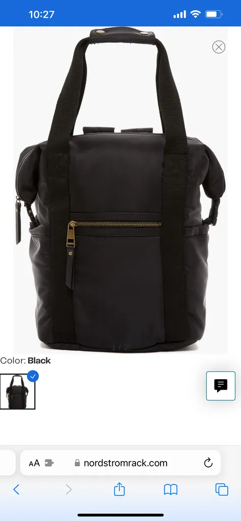 Black Madden Girl (Steve Madden) Booker School Backpack photo 1