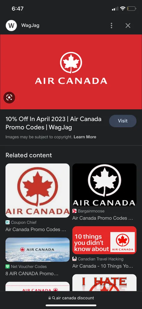 Air canada flight discount code %20 off  photo 1