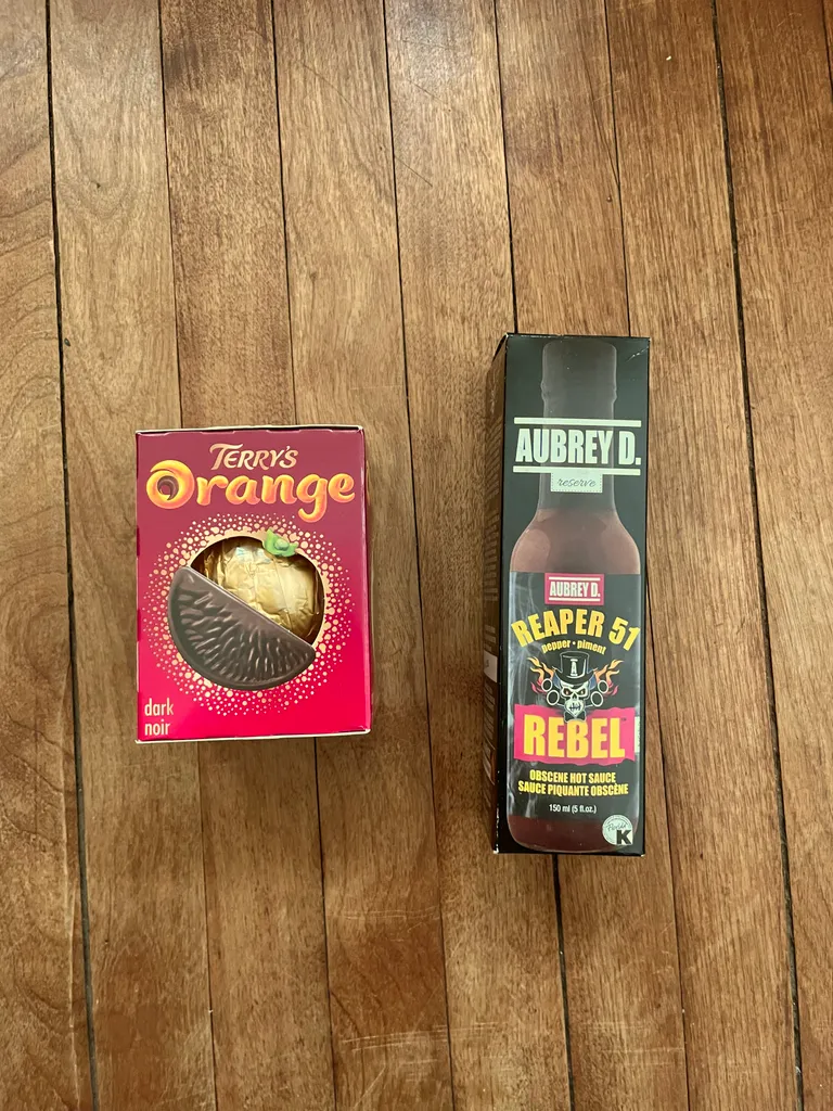 Choc orange, hot sauce photo 1