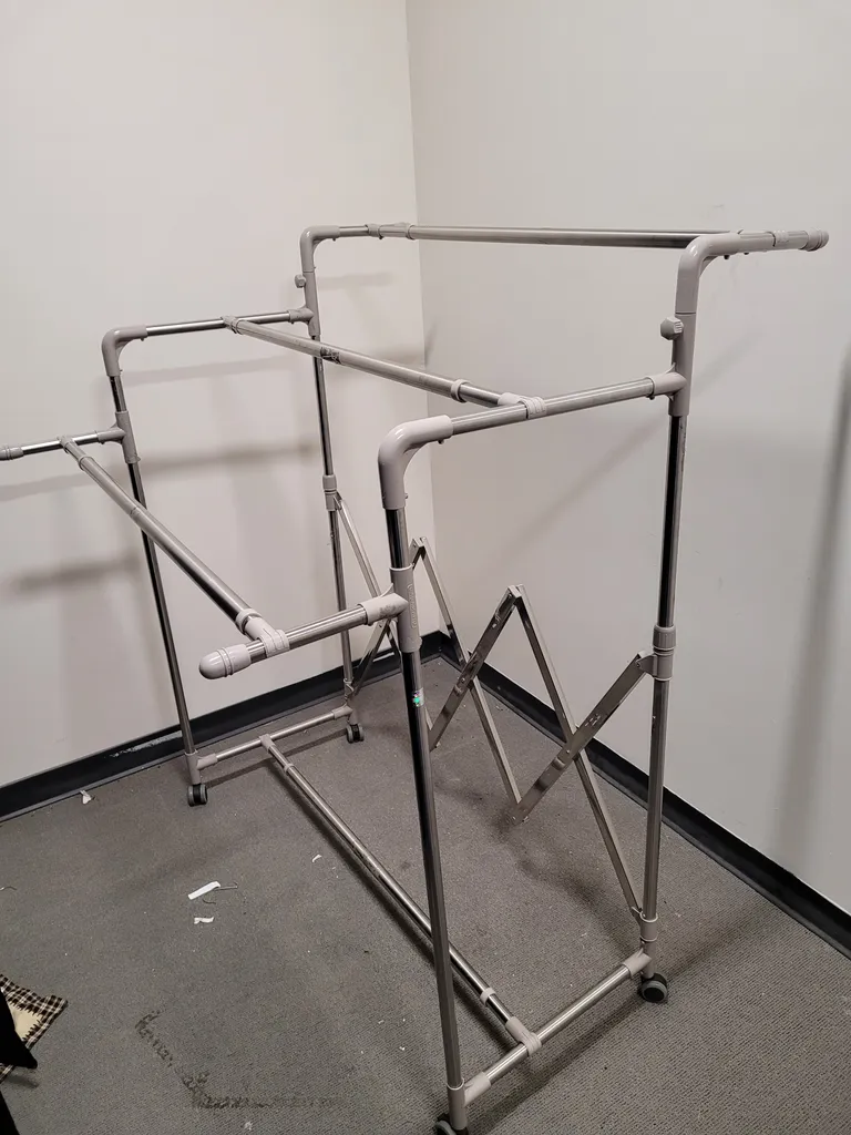 Multi use rollimg garment rack photo 1