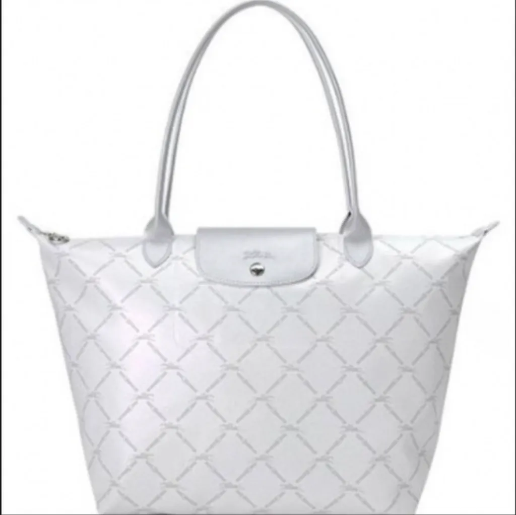 Longchamp White bag - Size small photo 1