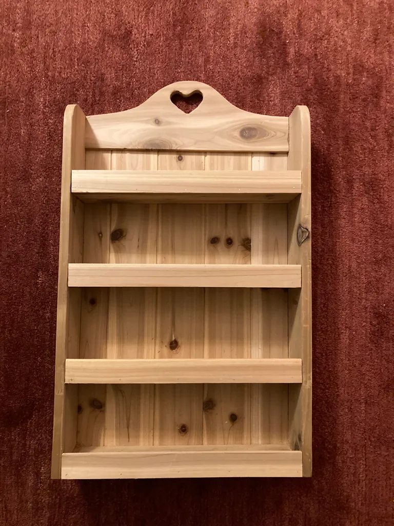 NEW Wooden Spice Rack photo 1