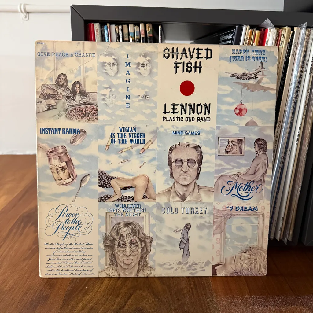 John Lennon & Plastic Ono Band “Shaved Fish” Vinyl Record photo 1