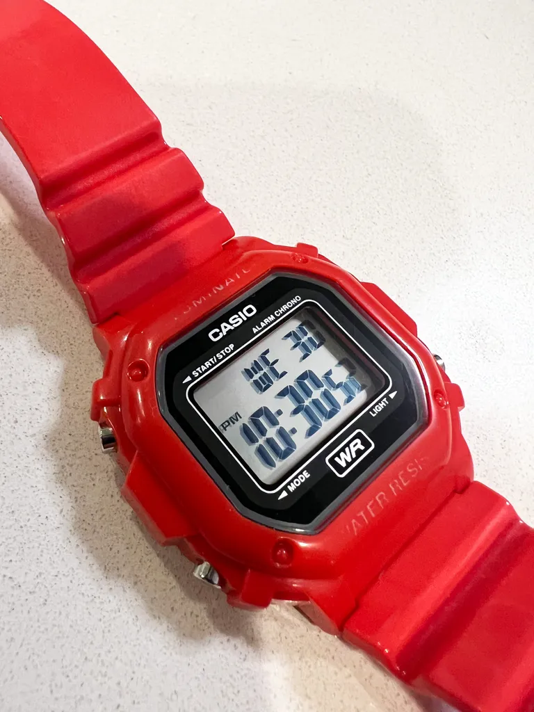 Red Casio Watch photo 1