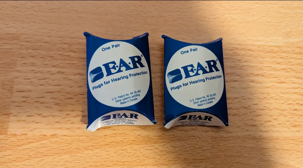 Brand New Ear Plugs for Hearing Protection (Two Pairs) photo 1