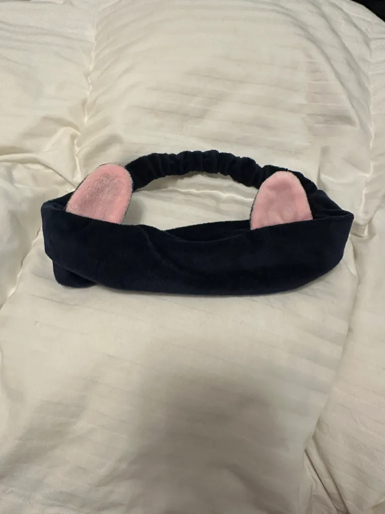 Navy Cat Ears Headband  photo 1