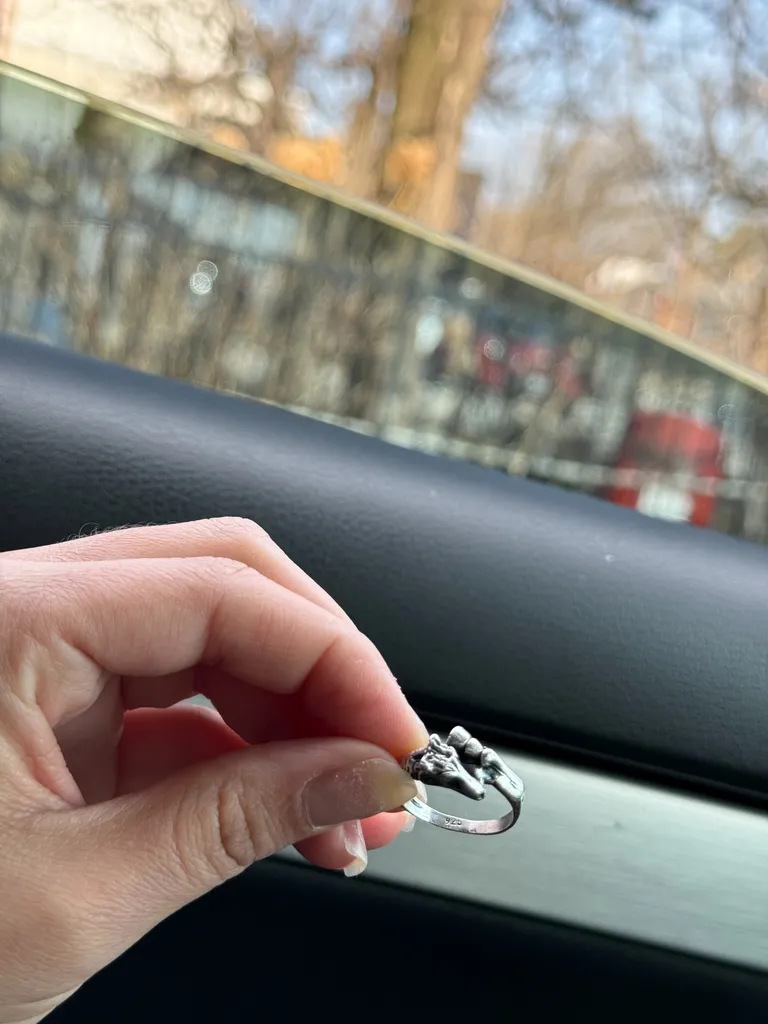 Beautiful silver ring photo 1