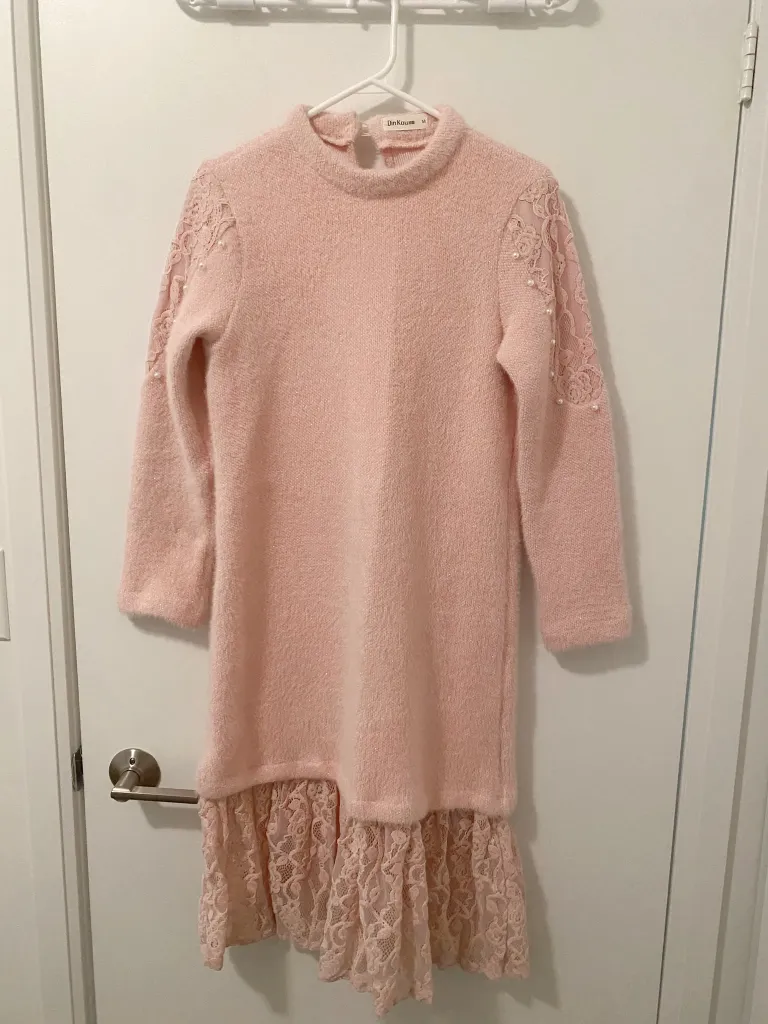 Pink Sweater Dress photo 1