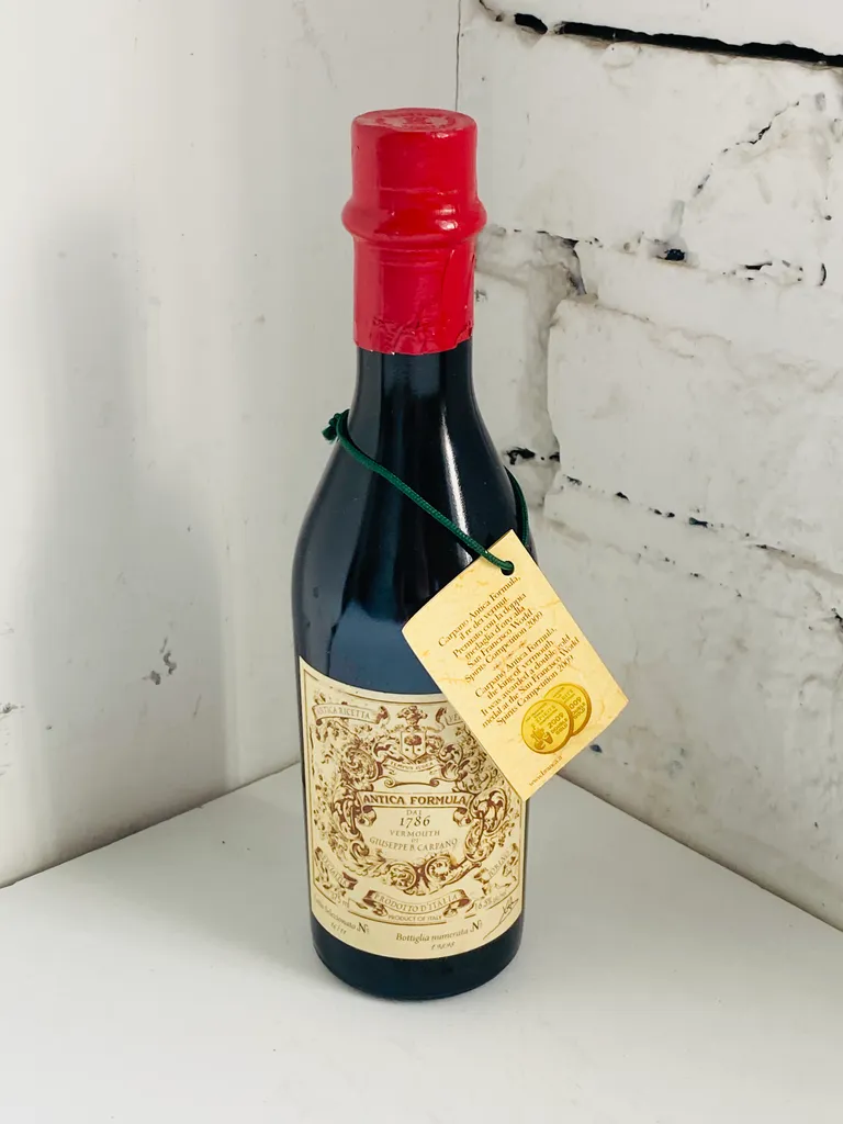 GIUSEPPE B. CARPANO ANTICA FORMULA VERMOUTH (New, sealed) photo 1