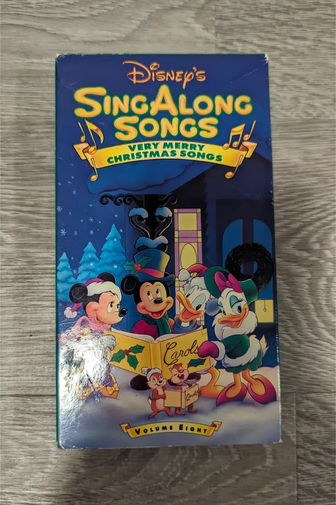 Disney Singalong VHS Very Merry Christmas Songs Movie photo 1