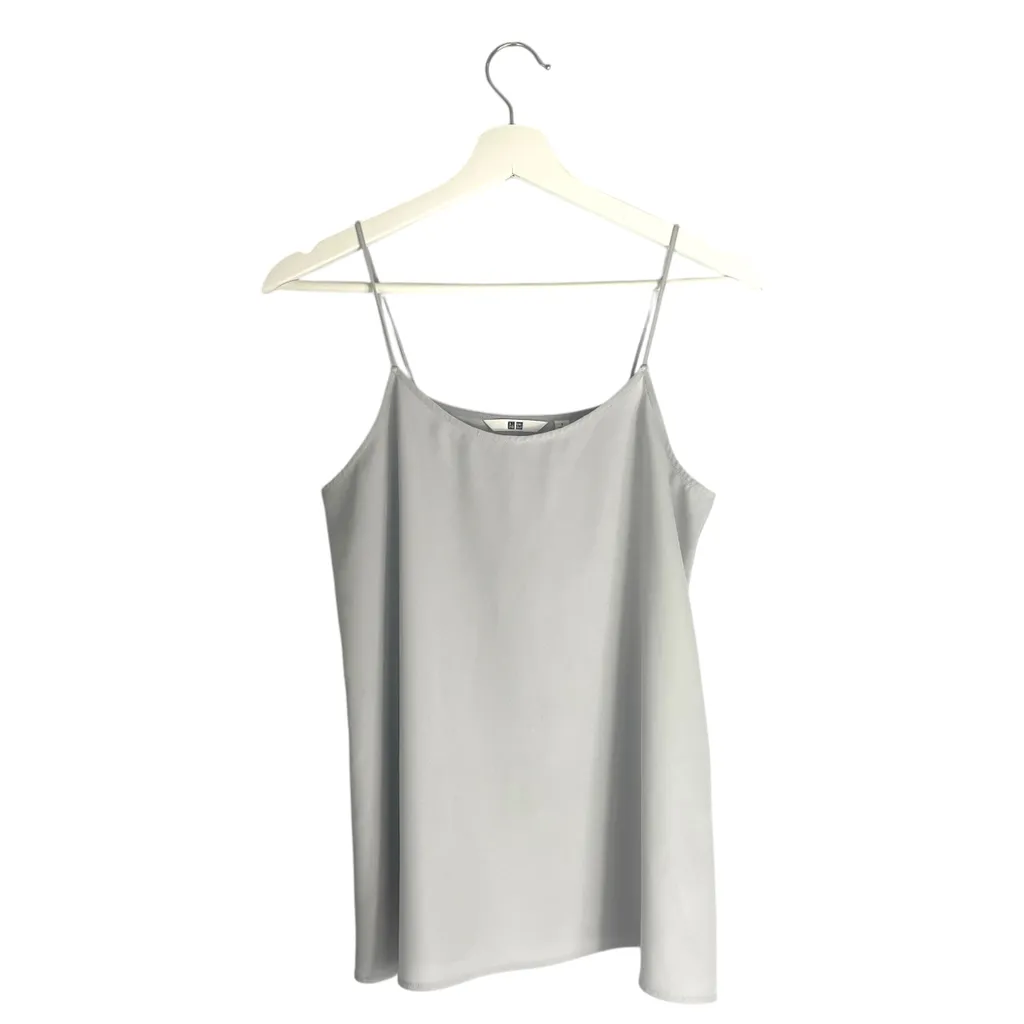 Uniqlo Grey Off White Camisole Tank Top Size Small photo 1