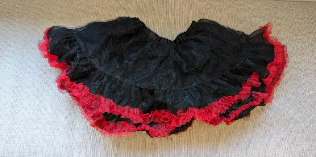Red and Black Tutu (One Size) photo 1