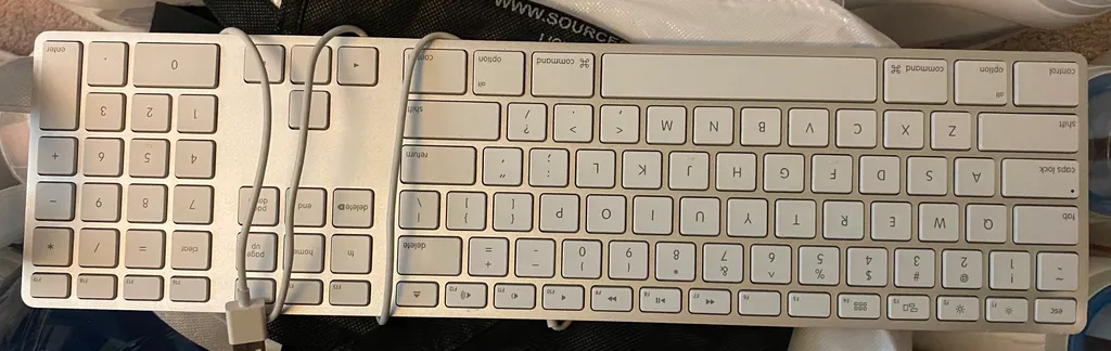 Apple keyboard (and a mouse if you need it) photo 1